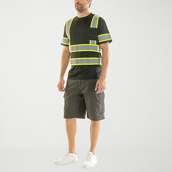 Hallstatt Workwear Mens High Visibility Short Sleeve Safety Shirt