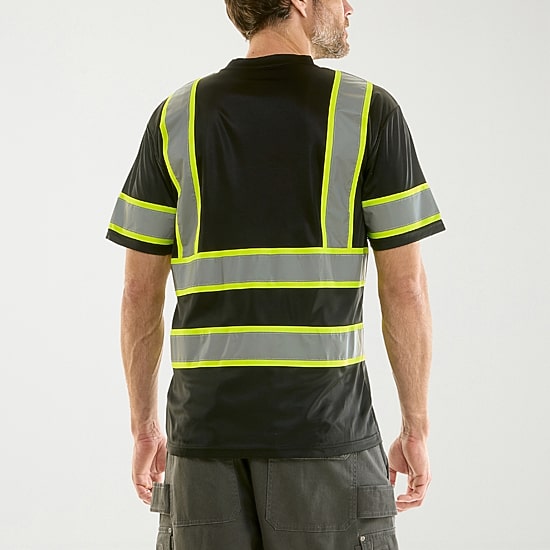 Hallstatt Workwear Mens High Visibility Short Sleeve Safety Shirt