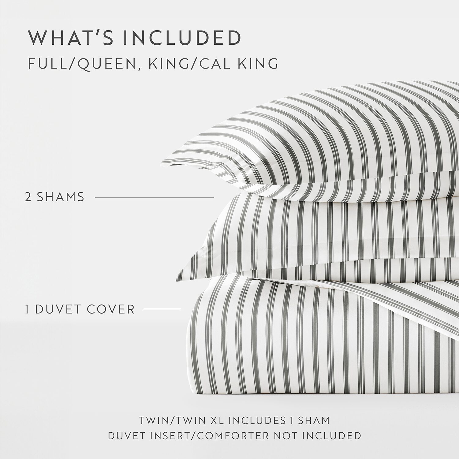 Casual Comfort Premium Ultra Soft Vertical Dreams  Duvet Cover Set