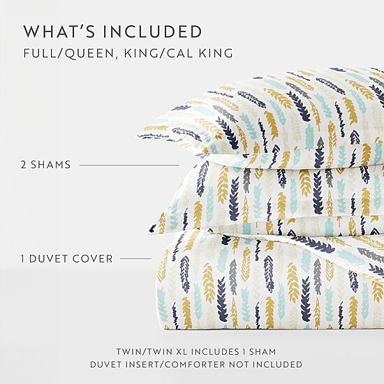 Casual Comfort Premium Ultra Soft Feathers Duvet Cover Set