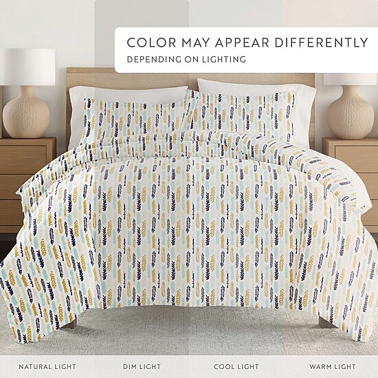 Casual Comfort Premium Ultra Soft Feathers Duvet Cover Set