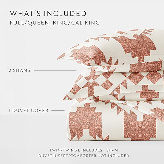 Casual Comfort Adobe Diamond Patterned Duvet Cover Set