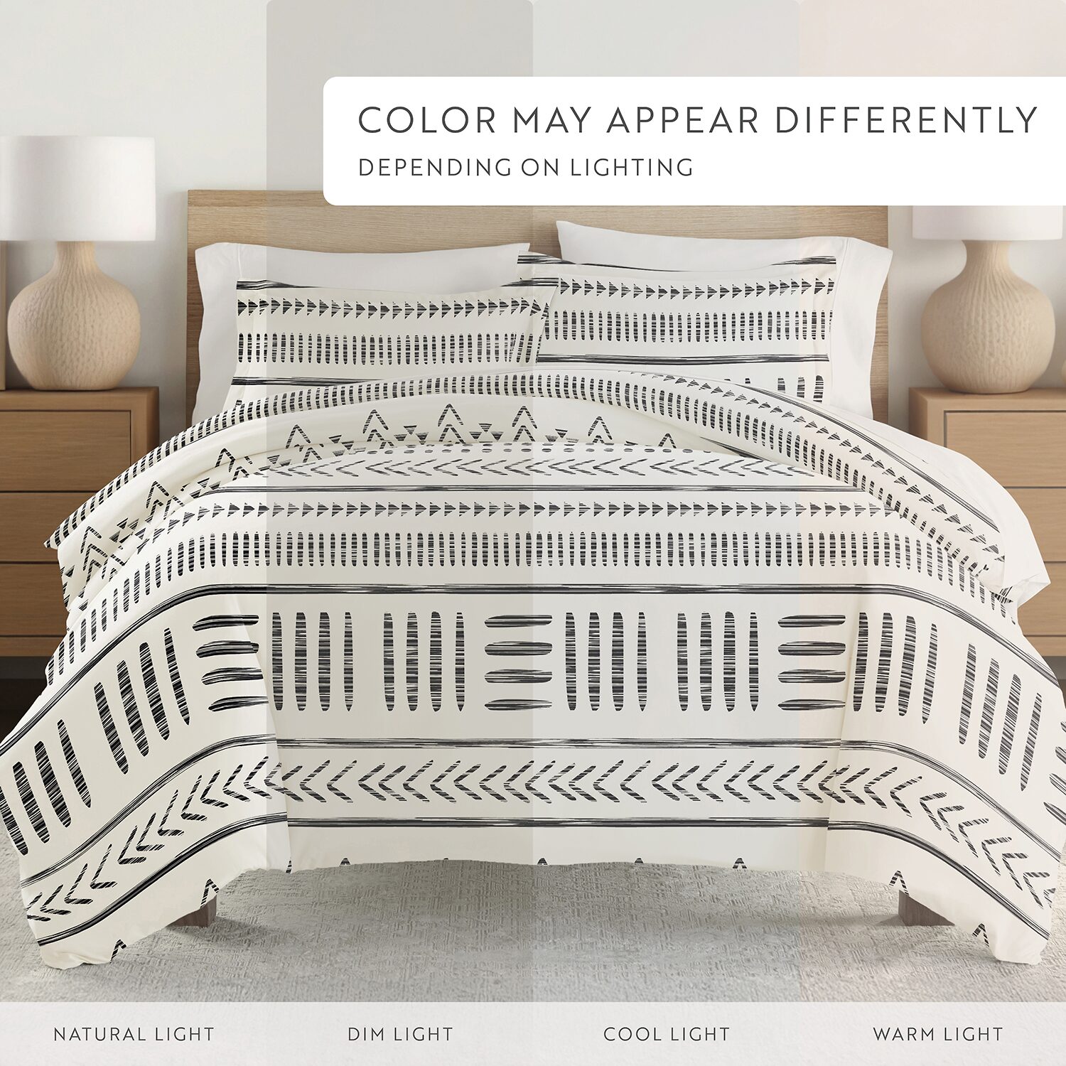 Casual Comfort Arrow Dreams Patterned Duvet Cover Set