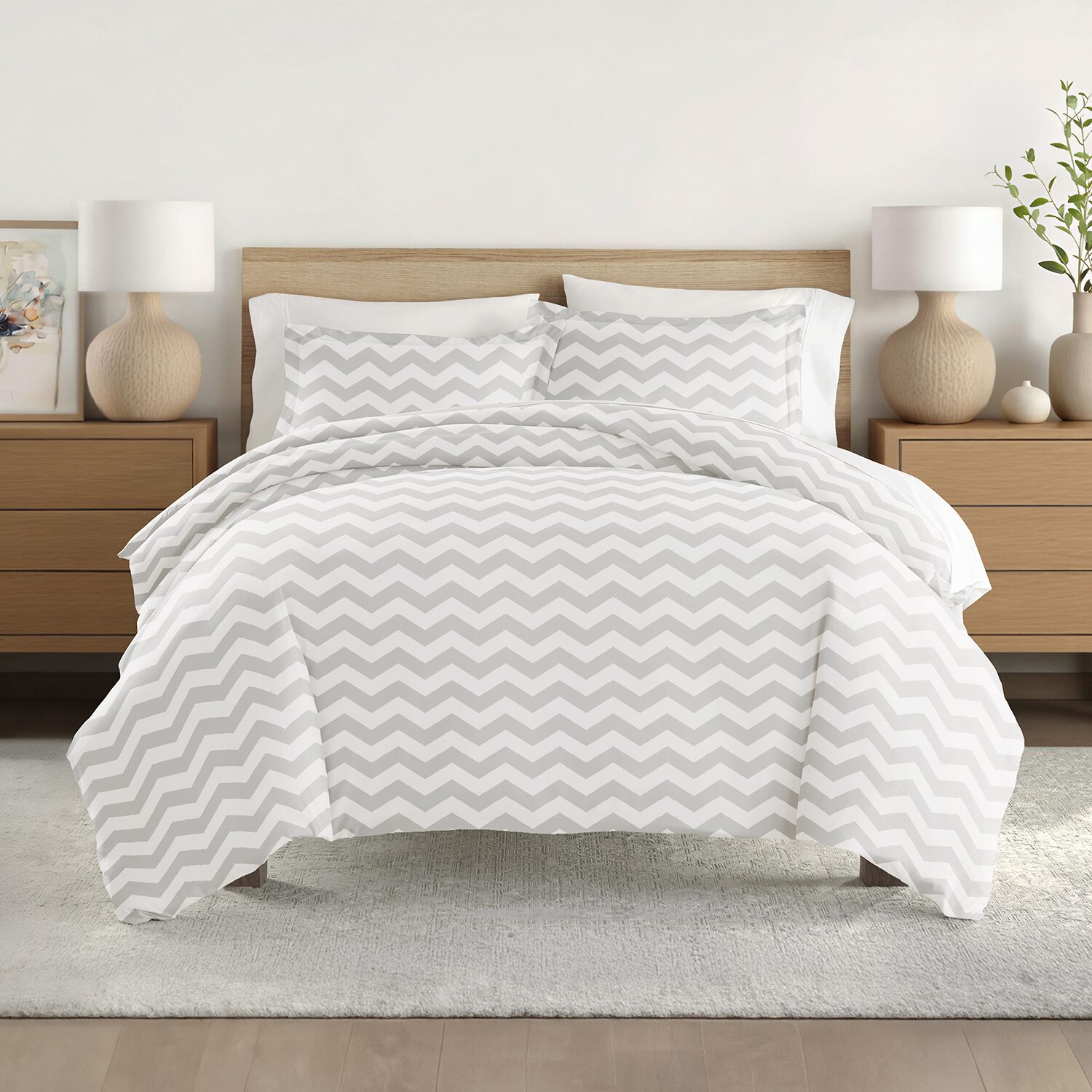 Casual Comfort Premium Ultra Soft Arrow Pattern Duvet Cover Set