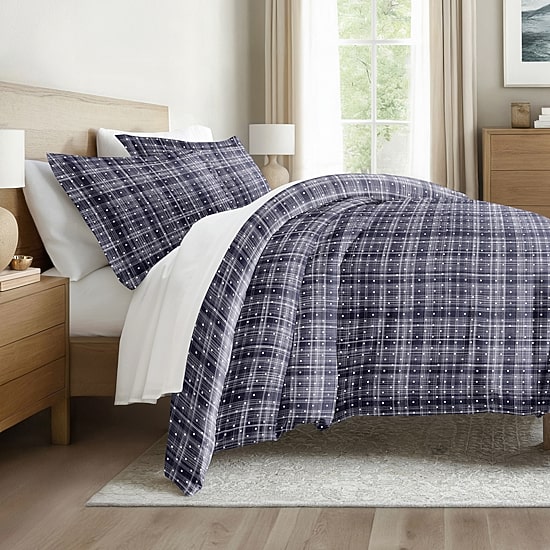 Casual Comfort Premium Ultra Soft Polka Dot Pattern Duvet Cover Set