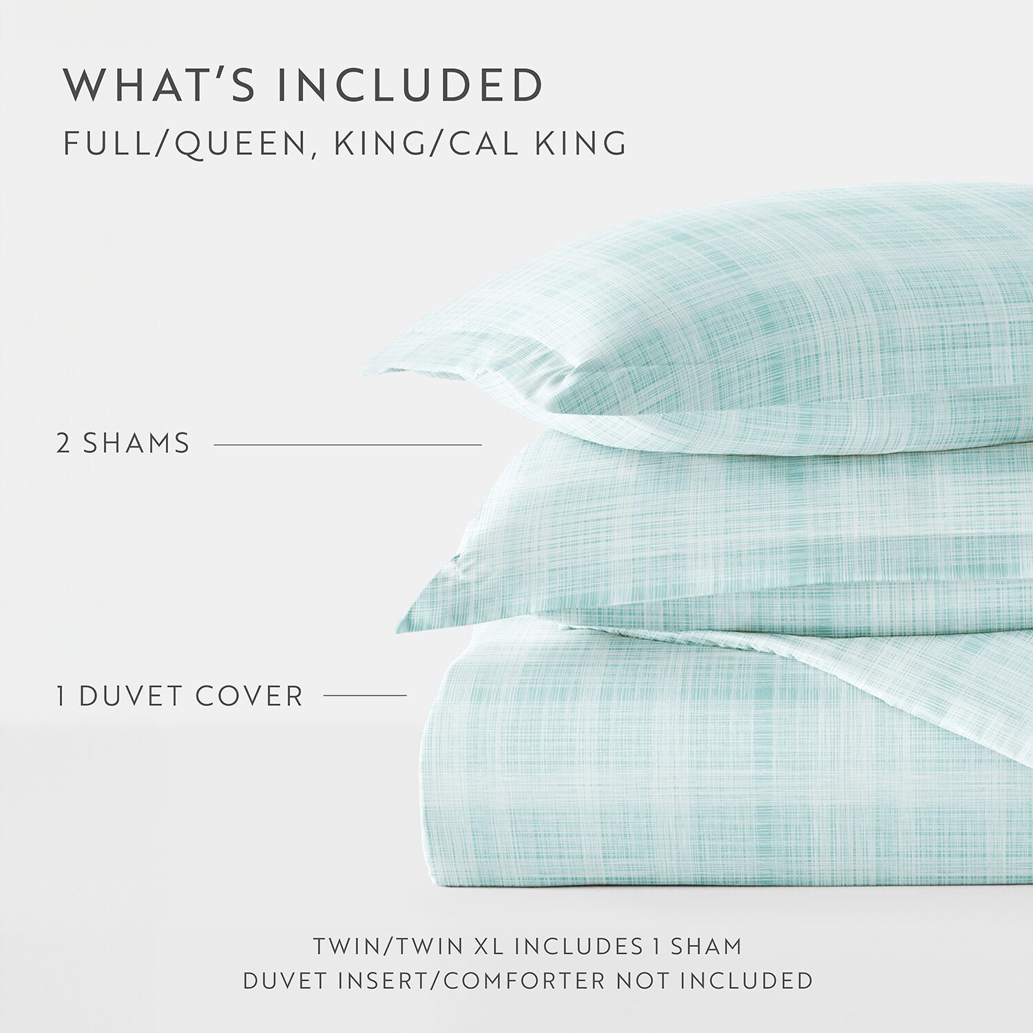 Casual Comfort™ Premium Ultra Soft Thatch Pattern Duvet Cover Set