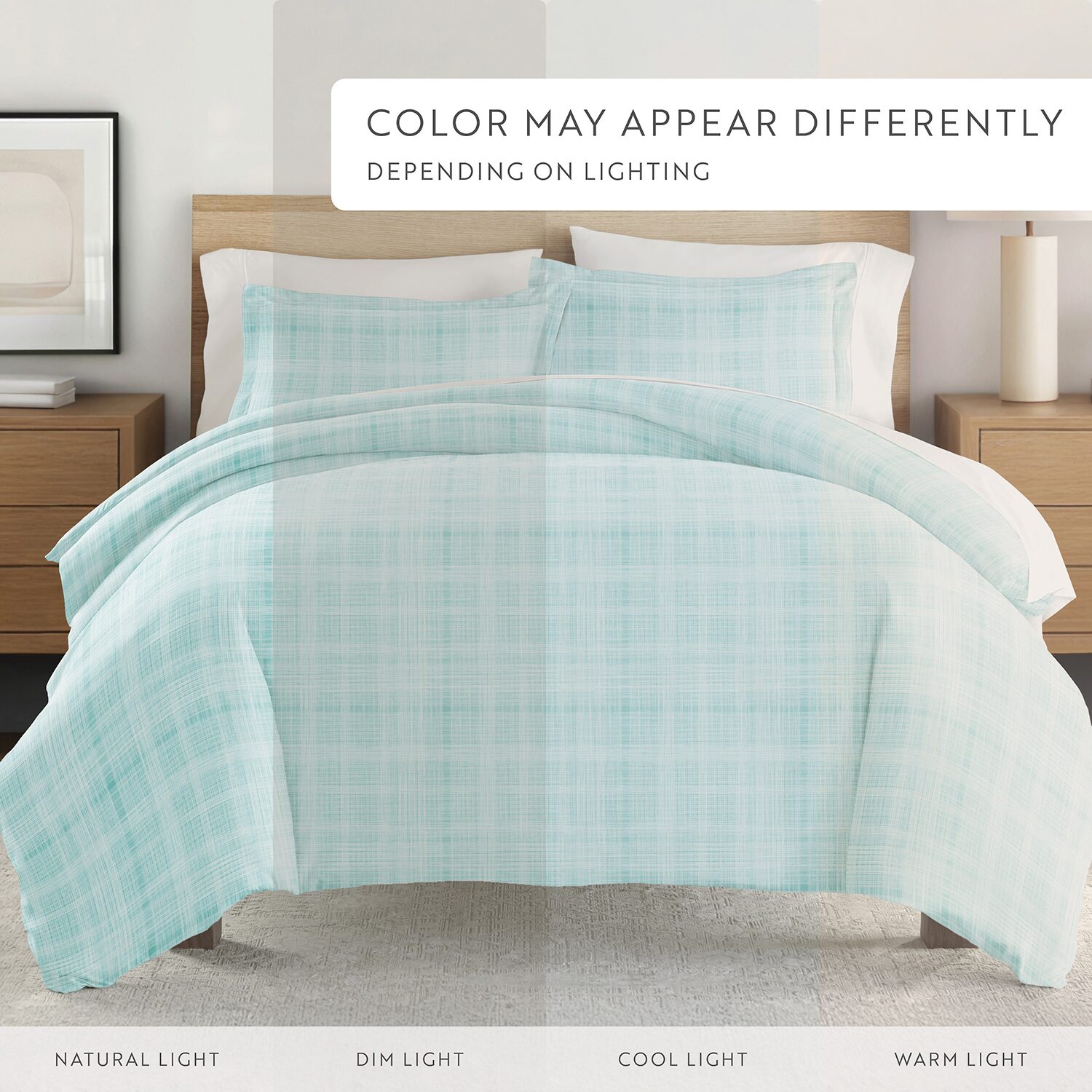 Casual Comfort™ Premium Ultra Soft Thatch Pattern Duvet Cover Set