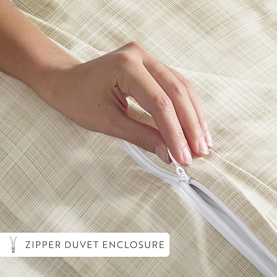 Casual Comfort™ Premium Ultra Soft Thatch Pattern Duvet Cover Set
