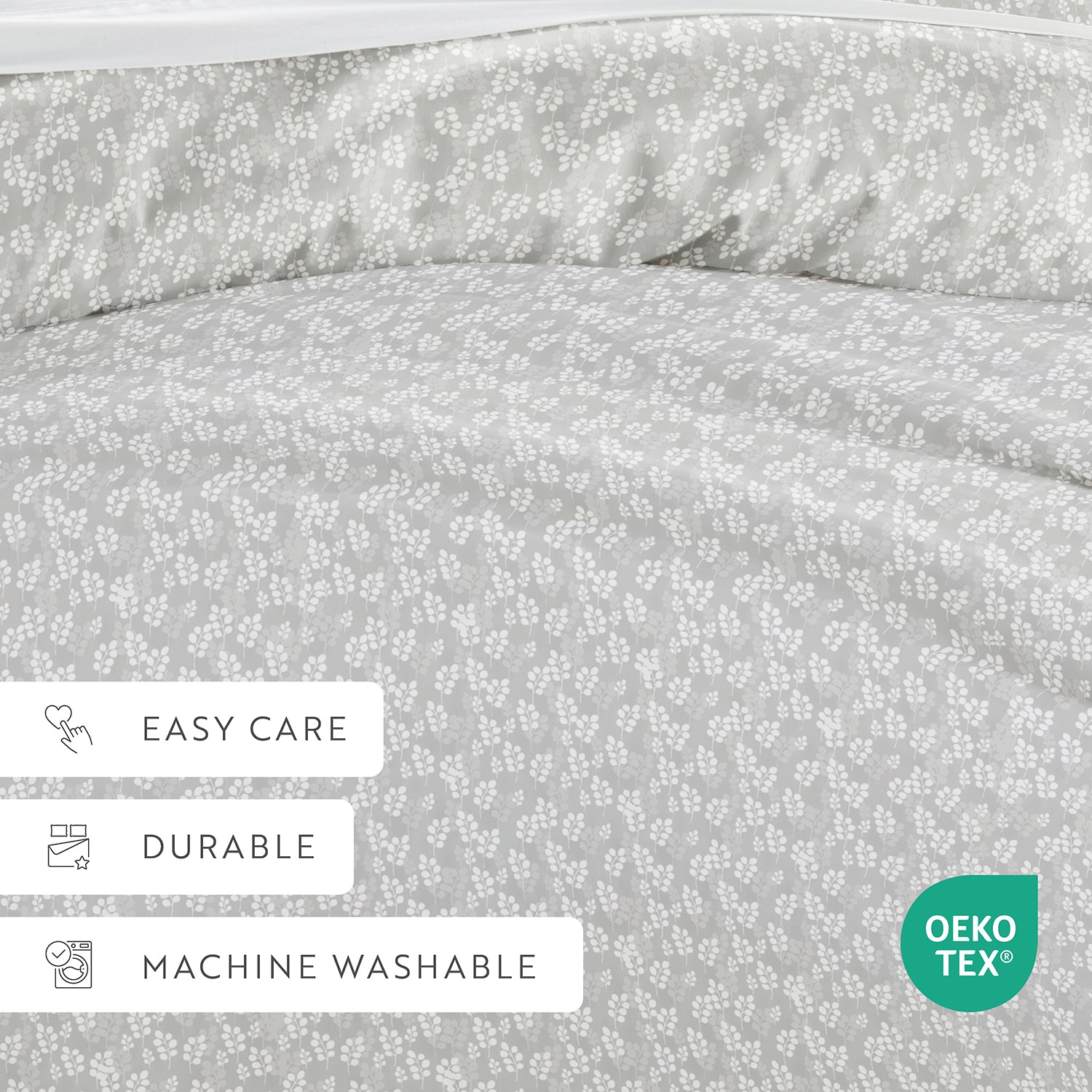 Casual Comfort Premium Ultra Soft Wheatfield Pattern Duvet Cover Set