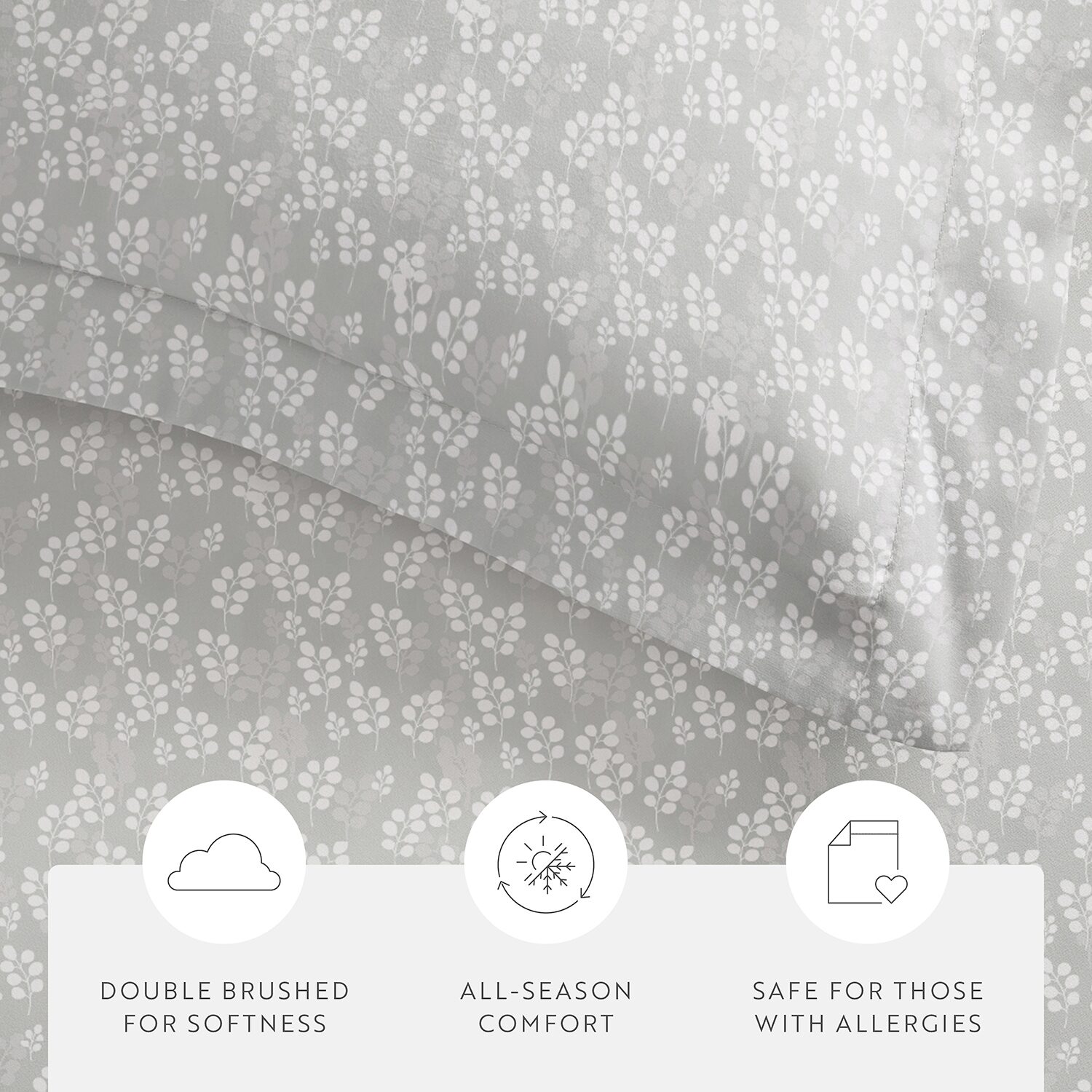 Casual Comfort Premium Ultra Soft Wheatfield Pattern Duvet Cover Set