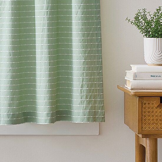 CURTAINWORKS Bridge 2-pc. Rod Pocket Window Tier