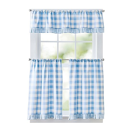 CURTAINWORKS Buffalo Rod Pocket Tailored Valance