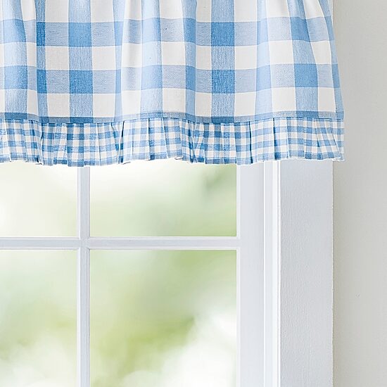 CURTAINWORKS Buffalo Rod Pocket Tailored Valance