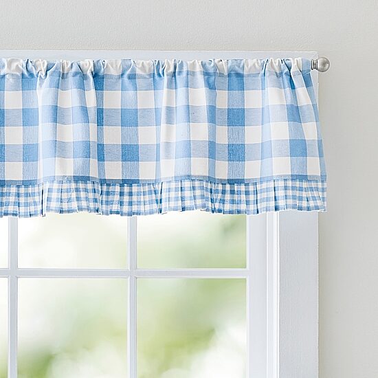 CURTAINWORKS Buffalo Rod Pocket Tailored Valance