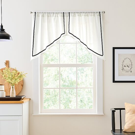 CURTIANWORKS Rita Rod Pocket Valance