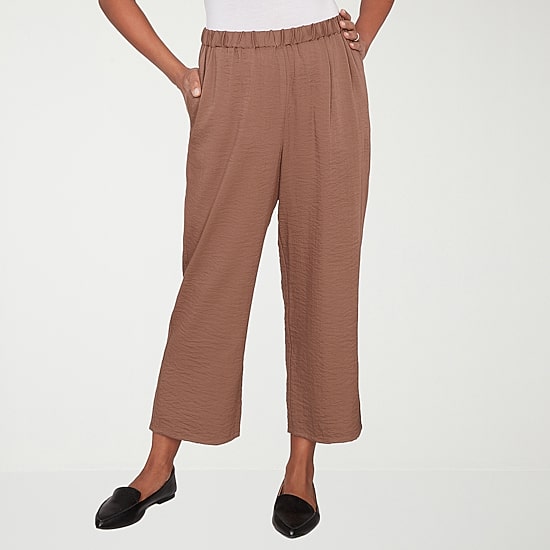 Alfred Dunner Spice Market Womens Straight Ankle Pant