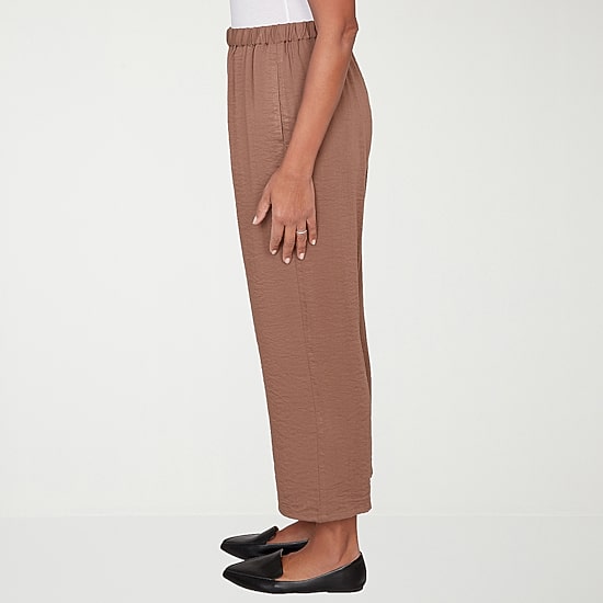 Alfred Dunner Spice Market Womens Straight Ankle Pant