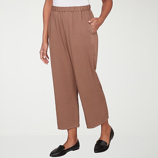 Alfred Dunner Spice Market Womens Straight Ankle Pant