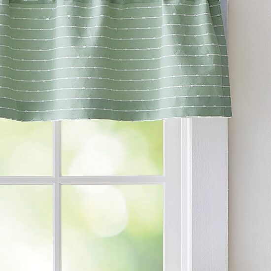 CURTAINWORKS Bridge Rod Pocket Tailored Valance