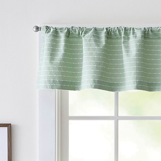 CURTAINWORKS Bridge Rod Pocket Tailored Valance