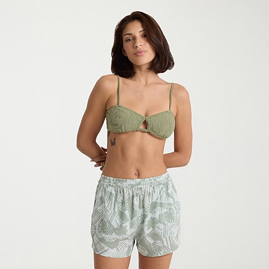 VOLCOM Womens Mid Rise Juniors Pull-On Short