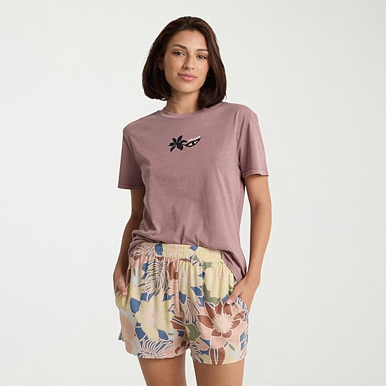 VOLCOM Womens Mid Rise Juniors Pull-On Short