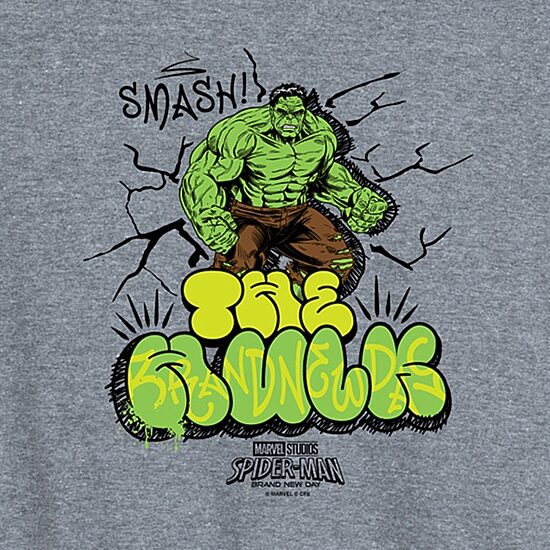 Brand New Day The Hulk Womens Crew Neck Sleeveless Hulk Spiderman Tank Top