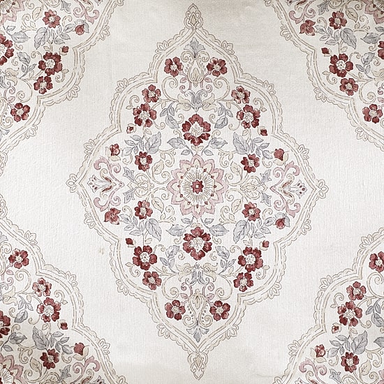 Regal Home Regency Medallion Rod Pocket Light-Filtering Single Curtain Panel
