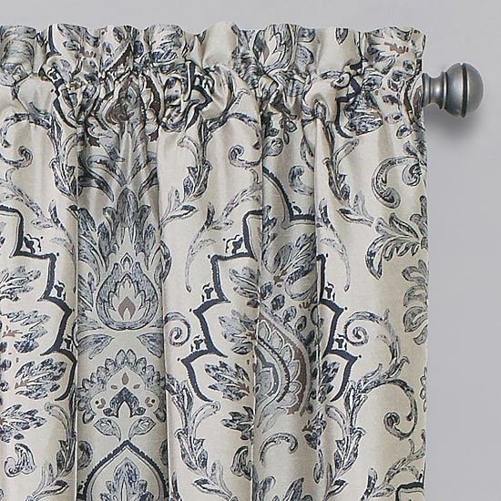 Max Blackout Mystique Print Rod Pocket 100% Blackout Single Curtain Panel