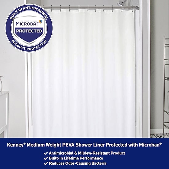 Kenney PEVA. Shower Curtain Liner