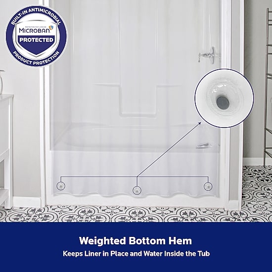 Kenney PEVA. Shower Curtain Liner