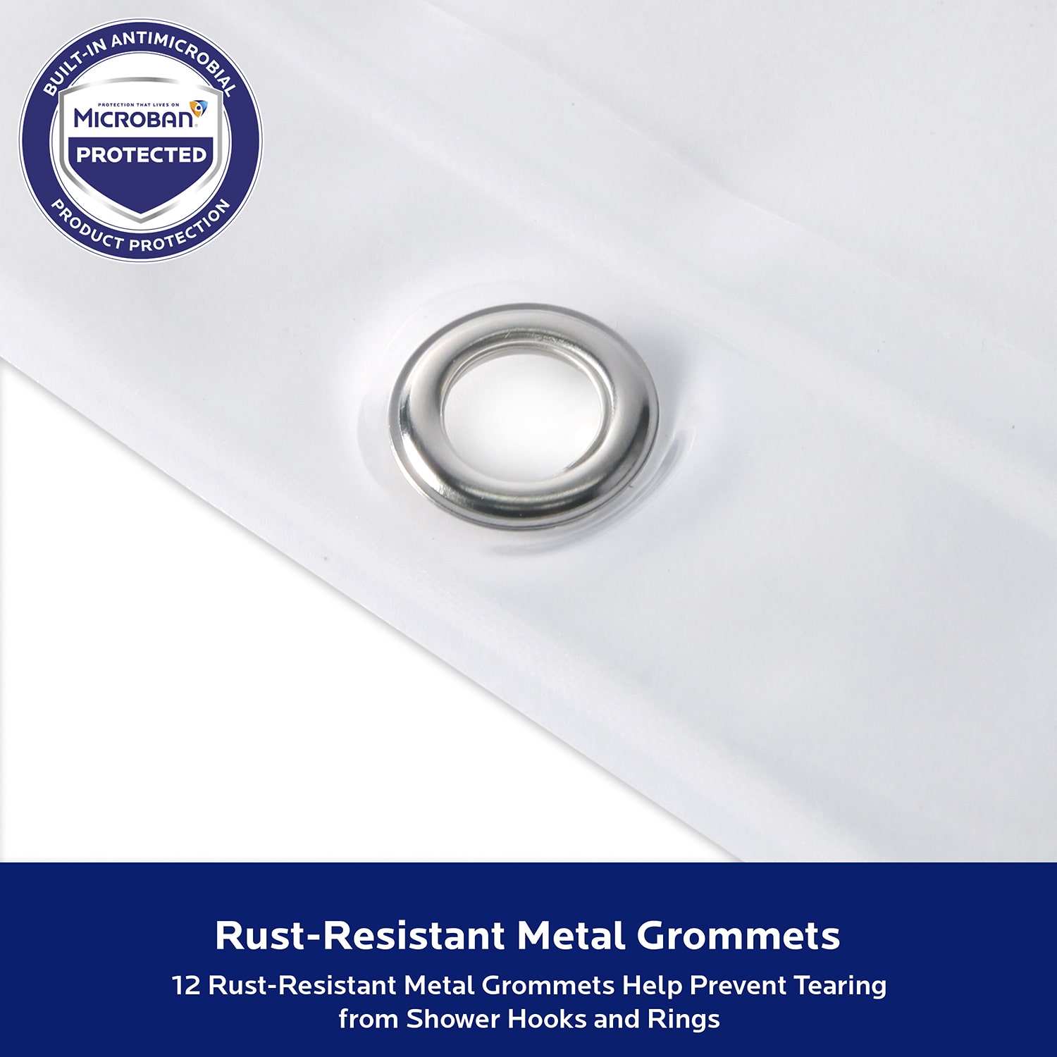 Kenney PEVA. Shower Curtain Liner