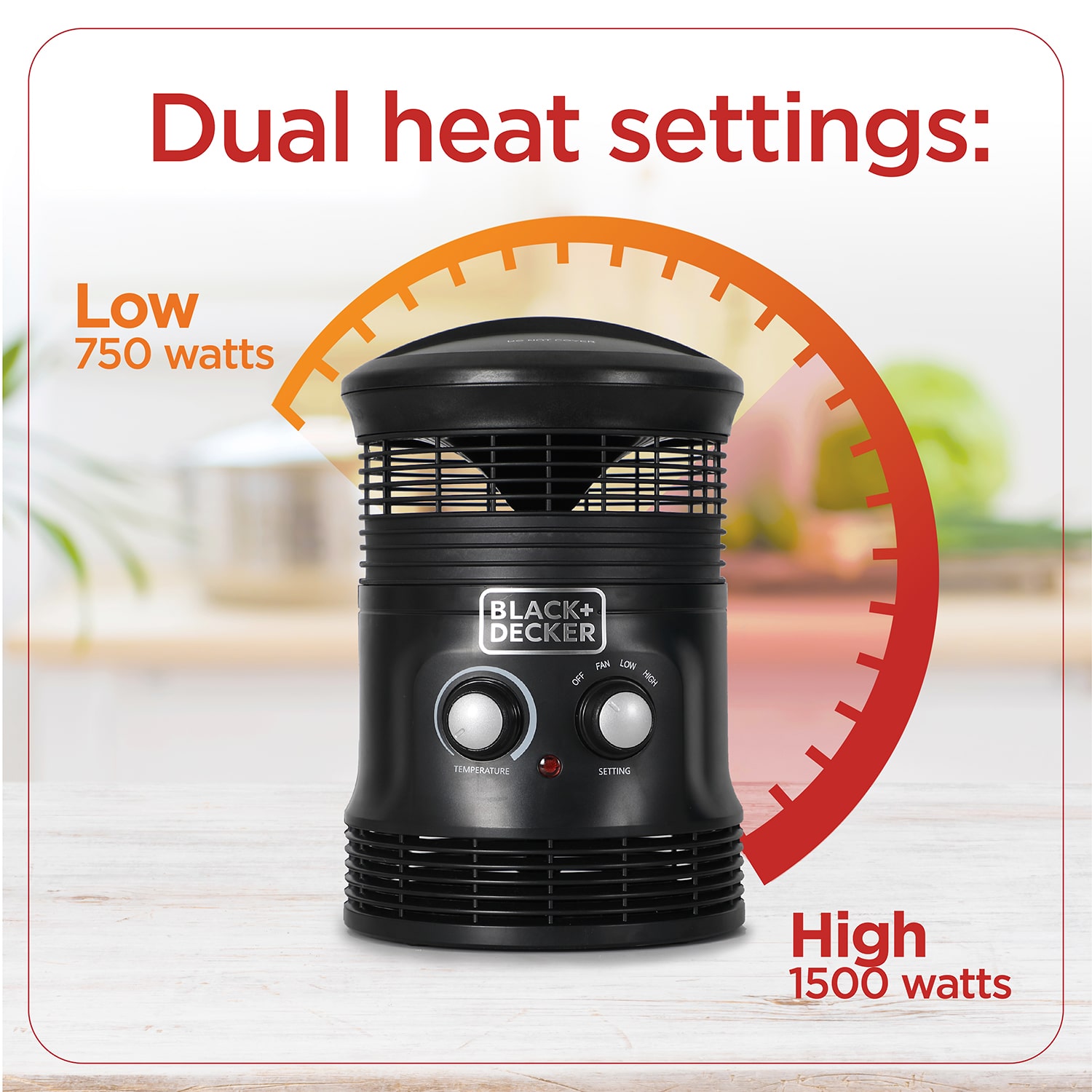 Black+Decker Heater Fan A/C & Heater Combo