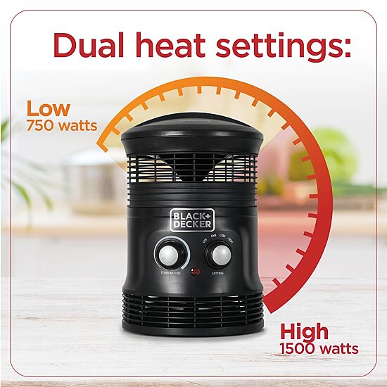 Black+Decker Heater Fan A/C & Heater Combo