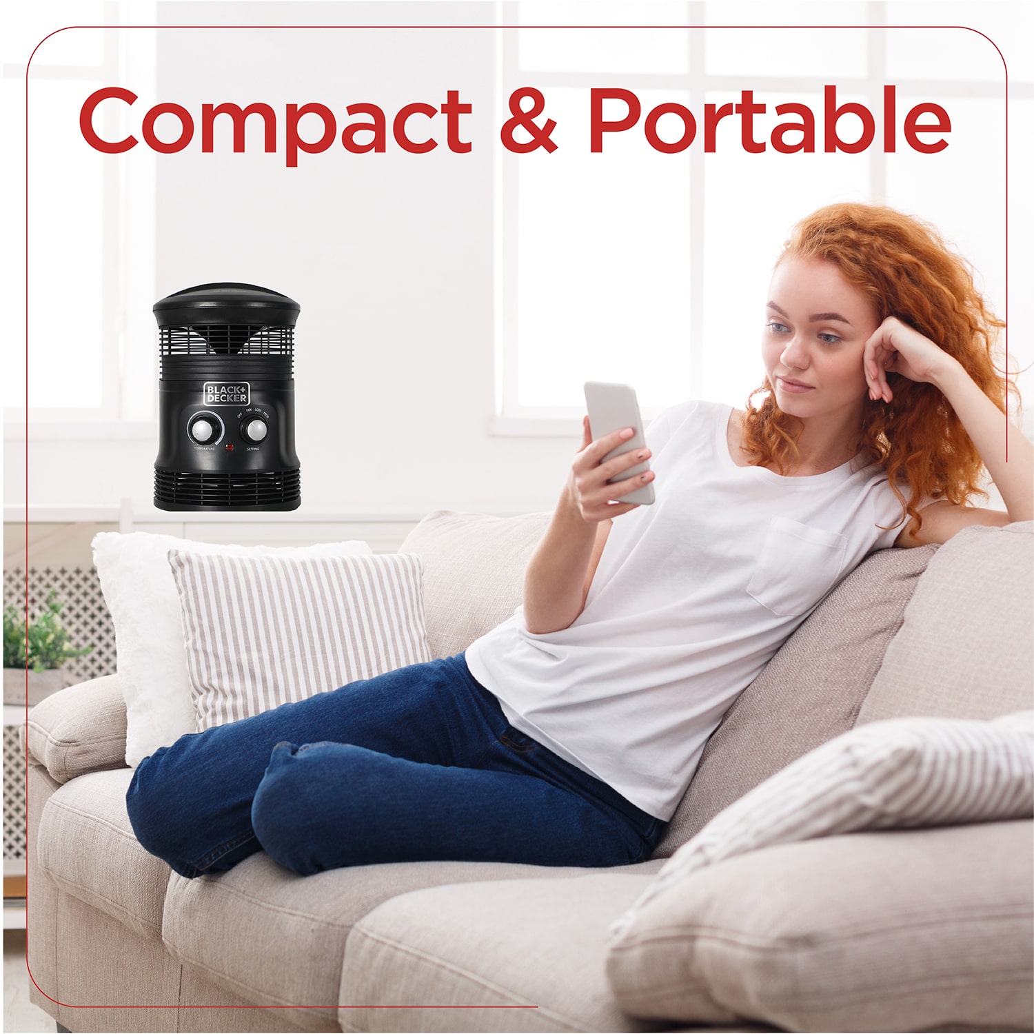 Black+Decker Heater Fan A/C & Heater Combo