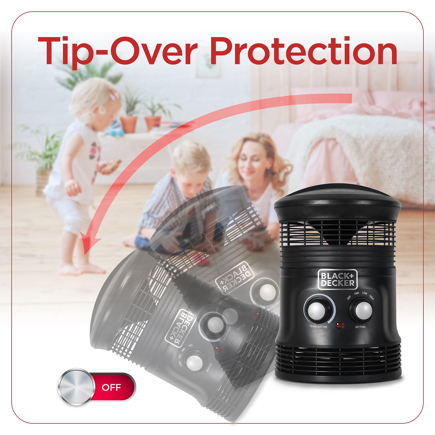 Black+Decker Heater Fan A/C & Heater Combo