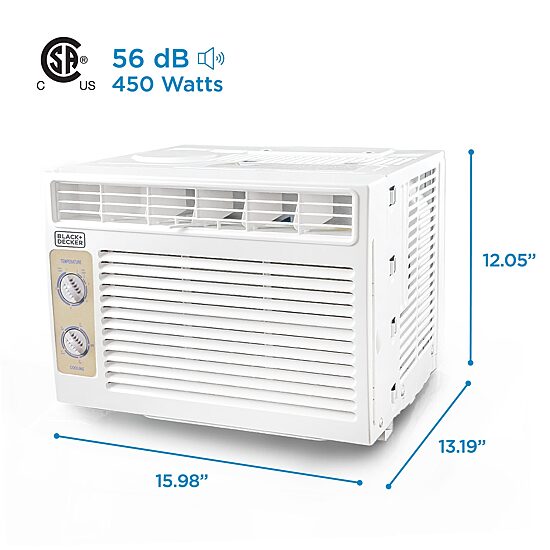 Black+Decker 5000 Btu Ac Window A/C