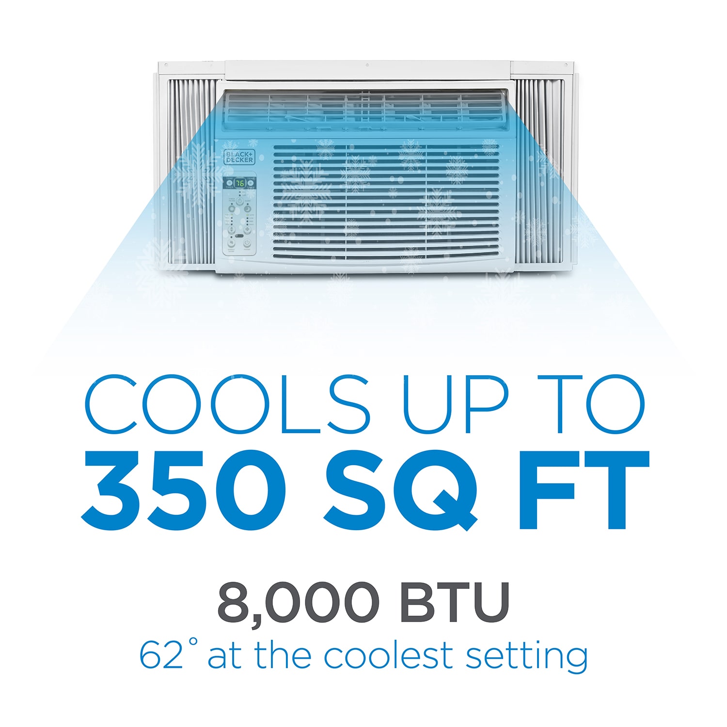 Black+Decker 8000 Btu Ac Window A/C