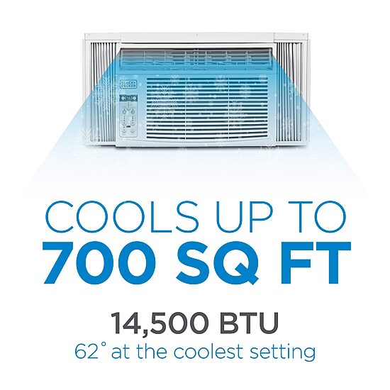 Black+Decker 14500 Btu Ac Window A/C