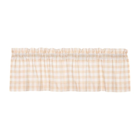 Annie Buffalo Check Rod Pocket Tailored Valance