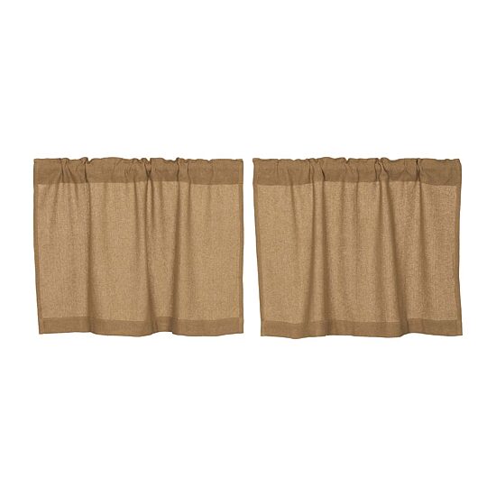 Natural Burlap 2-pc. Window Tier