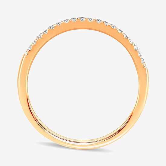 Womens 1 CT. T.W. Natural White Diamond 10K Gold Wedding Band