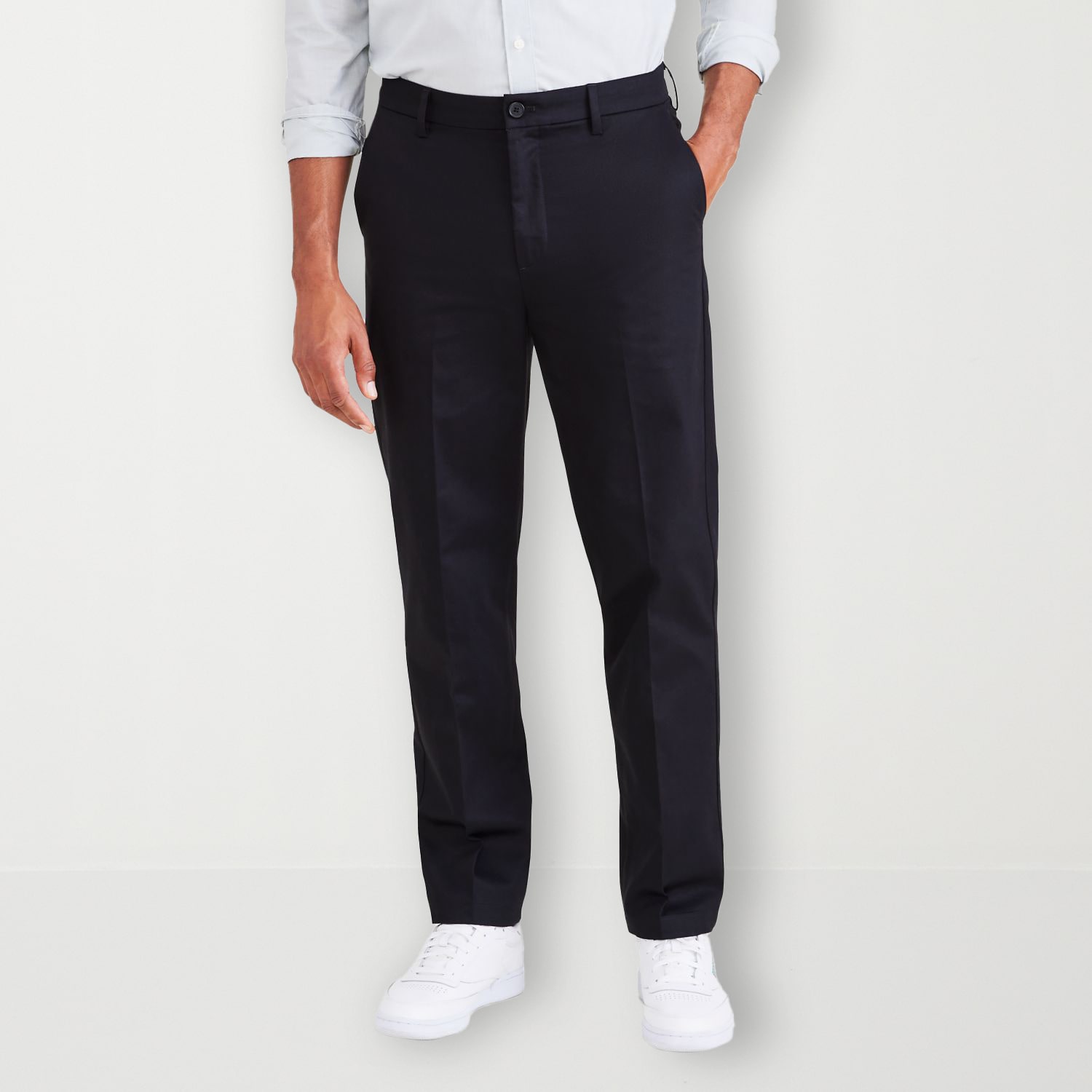 Dockers Signature Iron Free With Stain Defender Mens COMFORT WAISTBAND Straight Fit Flat Front Pant