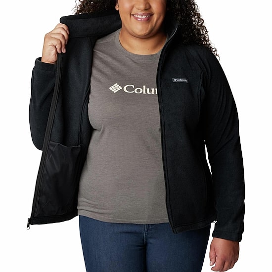 Columbia Benton Springs Womens Plus Fleece Lightweight Jacket