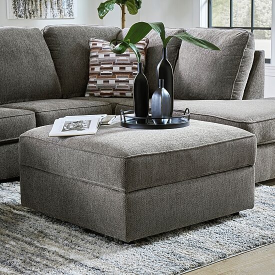 Signature Design by Ashley® O'Phannon Cushioned Storage Ottoman in Putty Brown