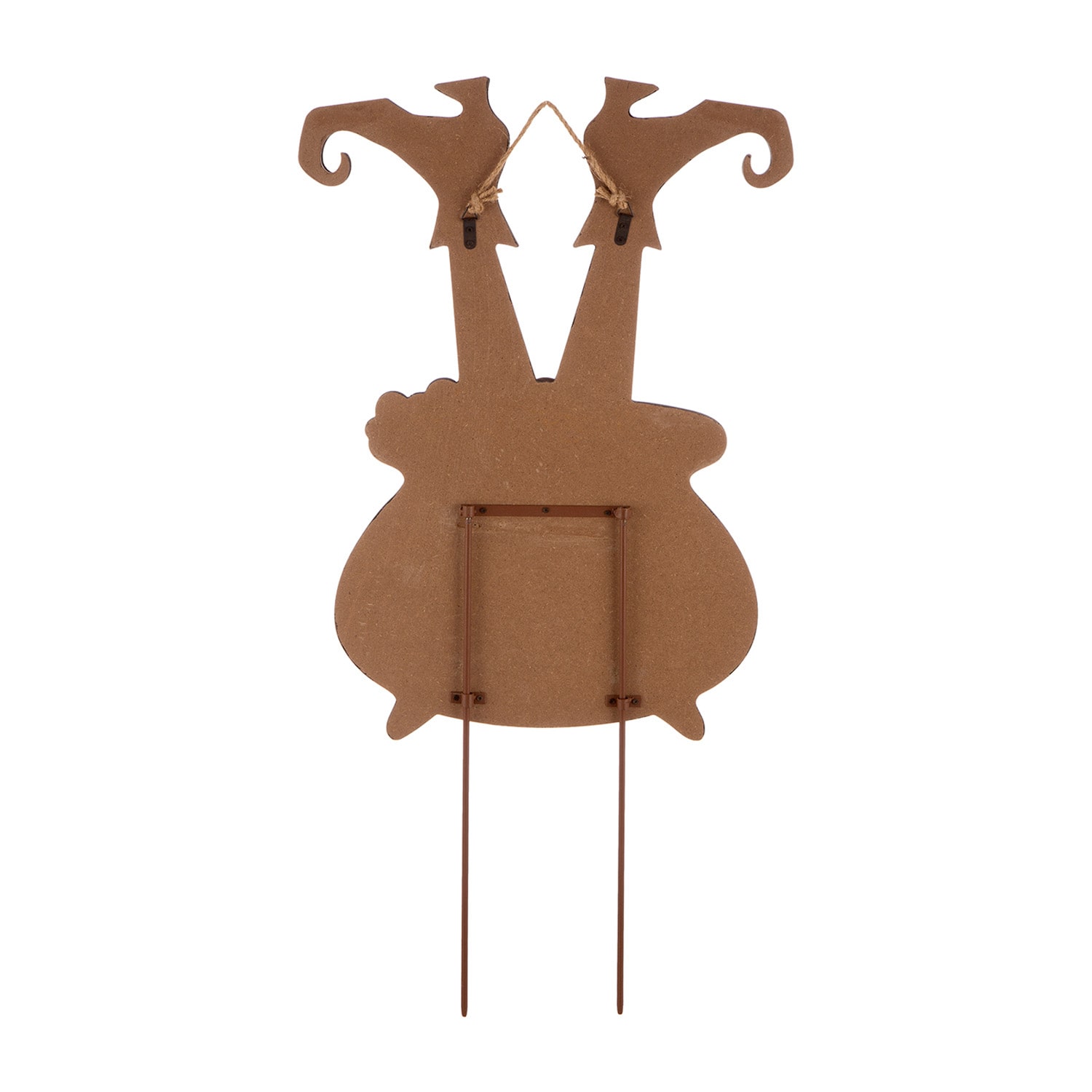 Glitzhome Halloween Wooden Witch Holiday Yard Art