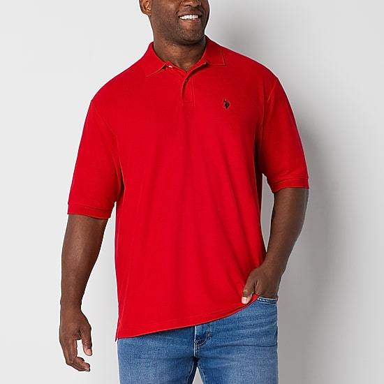 U.S. Polo Assn. Big and Tall Mens Regular Fit Short Sleeve Polo Shirt