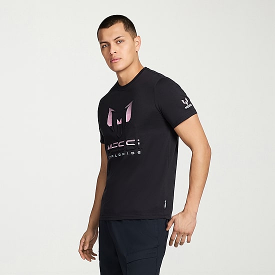 MESSI Collection Mens Round Neck Short Sleeve Regular Fit Graphic T-Shirt