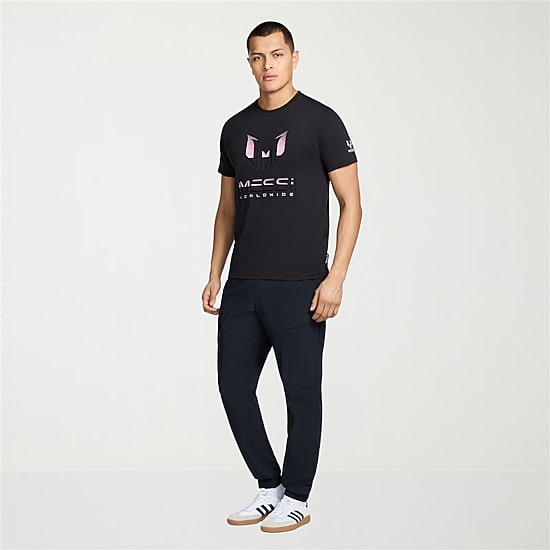 MESSI Collection Mens Round Neck Short Sleeve Regular Fit Graphic T-Shirt