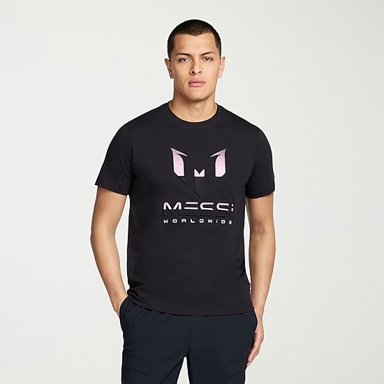 MESSI Collection Mens Round Neck Short Sleeve Regular Fit Graphic T-Shirt